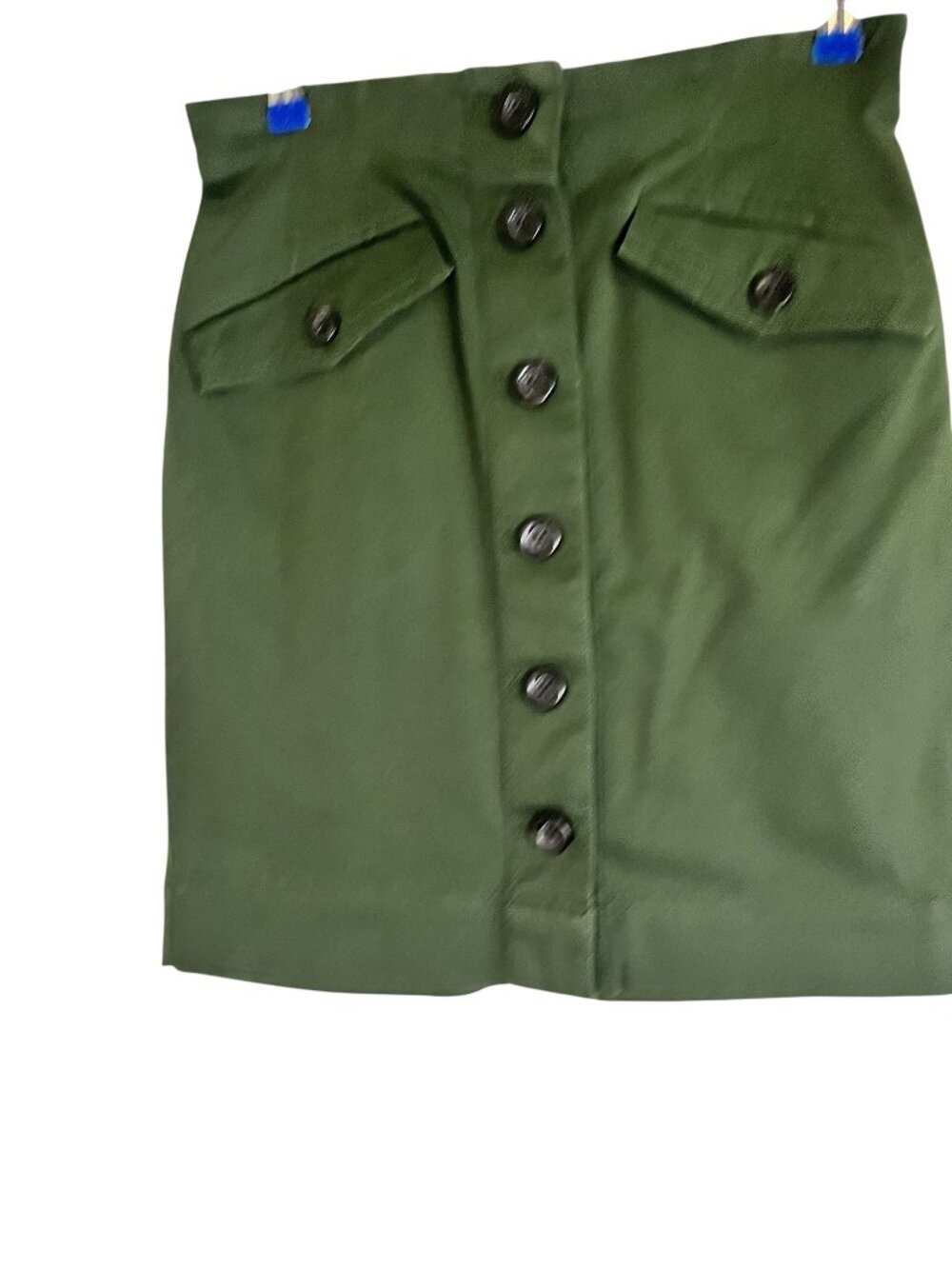 Colorful Retro Mini Skirt Green 6 Military Utility Mod Classic Preppy Chic Artsy